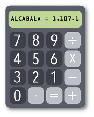 imagen de la calculadora de Alcabala